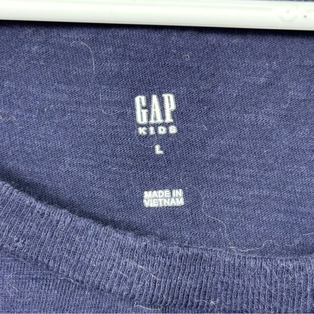 Gap Blue “Stay Sharp” T-Shirt Kids Size L